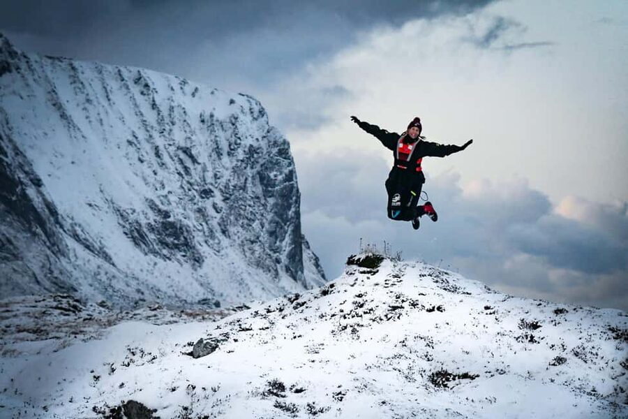 Lofoten: Half-Day Winter Kayak Adventure - Launching into the islands near Eggum