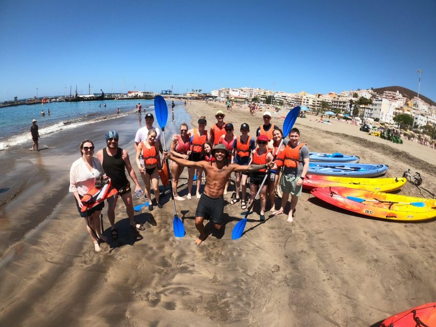 Los Cristianos: Kayaking and Snorkeling with Marine Wildlife - Kayaking from Rays Bay toward Palm-Mar