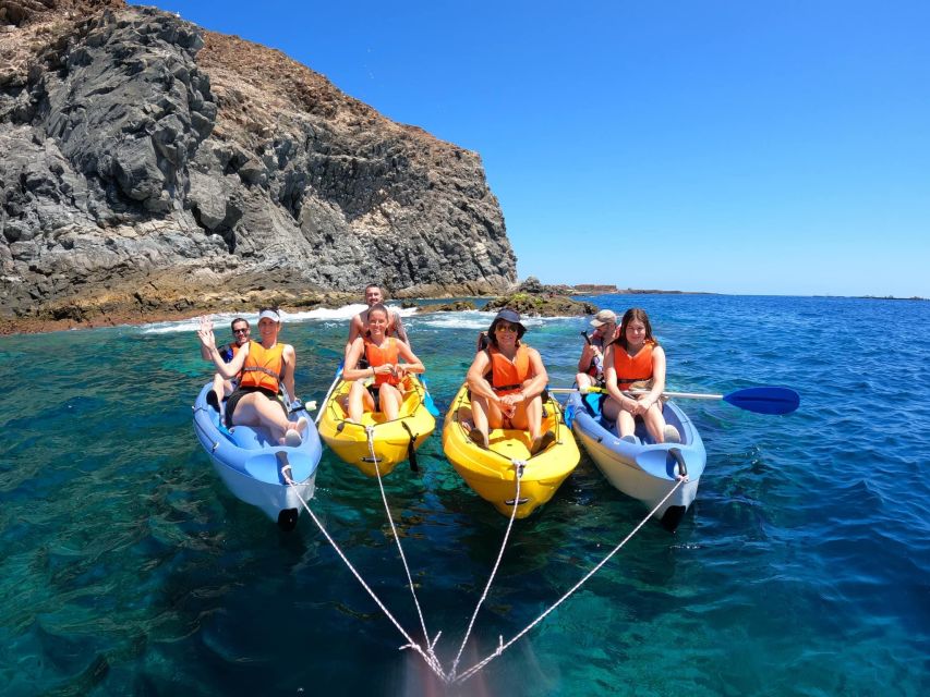 Los Cristianos: Kayaking and Snorkeling with Marine Wildlife - Mount Teide views on the return paddle