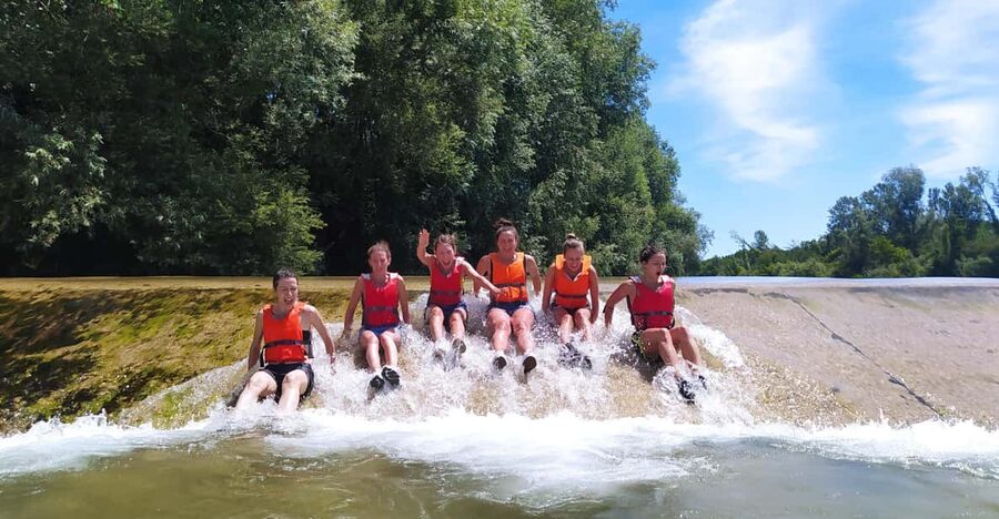 Lucca: escursione soft in Canoe - Swimming in the river