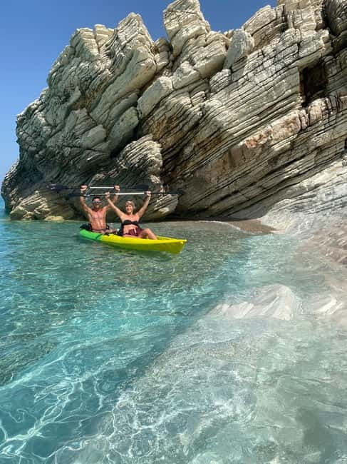 Lukova - Kroreza secret beaches and caves: Kayak & SUP Tour - Paddling along the Lukova coast