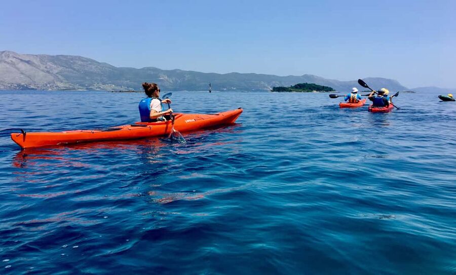 Lumbarda: Half-Day Kayaking and History with Wine delight - A quiet beach, GRK wine and Klašun pastries