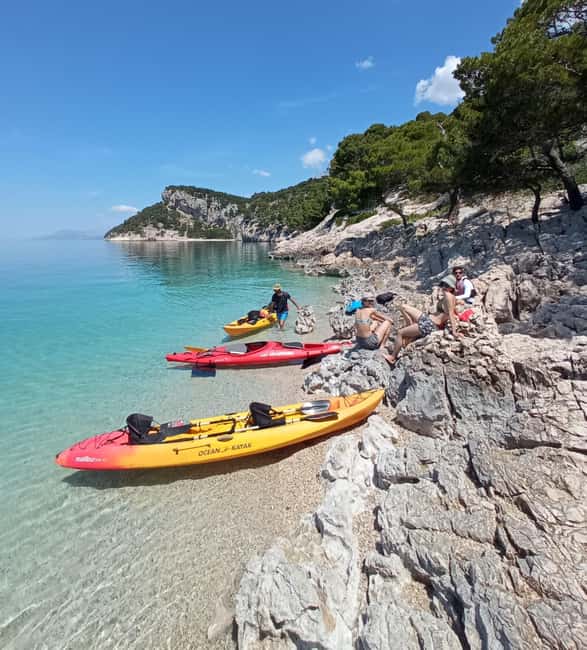 Makarska: Guided Sea Kayaking Tour with Snorkeling Stop - A proper break at Nugal
