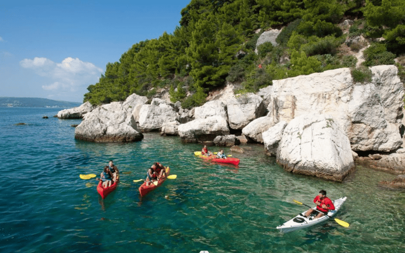 Makarska: Sea kayaking & snorkeling adventure - MPL Nautika - The Love Bridge at Krvavica Marina