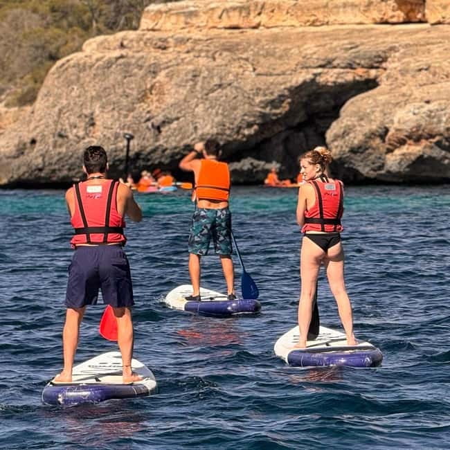 Mallorca: Kayak and Paddleboard Excursion Through Crystal Clear Caves - Paddling toward Cala Mondragó and Cala S’Amarador