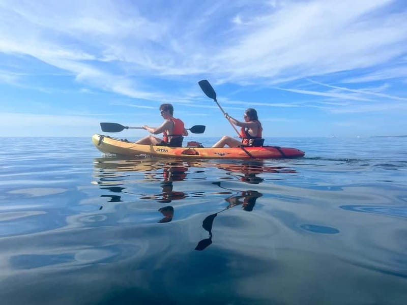 Mallorca: Kayak Rental - Paddling toward Sa Galera