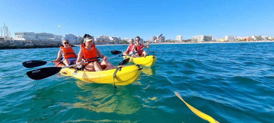 Mallorca: Kayak Sunset Tour from Ca'n Pastilla Beach - Finishing with a drink and Spanish tapa