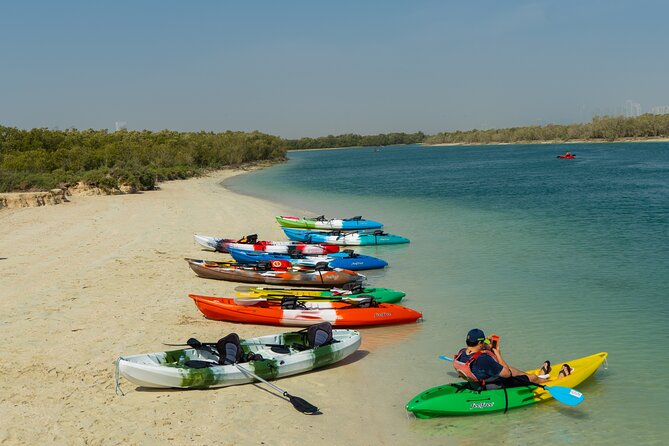 Mangrove Kayaking Abu Dhabi - Leaving Abu Dhabi’s towers for the mangroves
