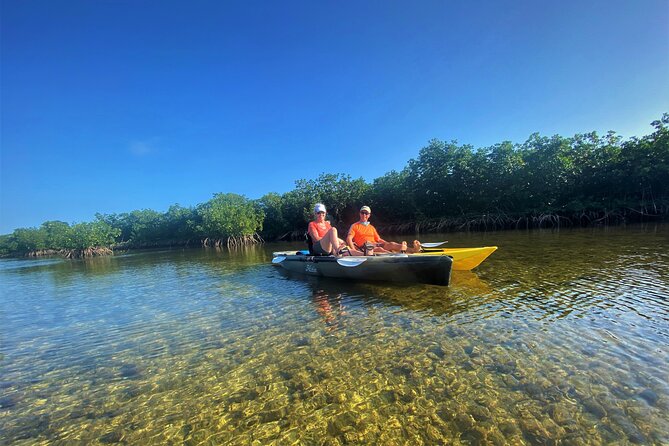 Mangrove Tunnel Kayak Adventure in Key Largo - Snorkeling beneath the mangroves