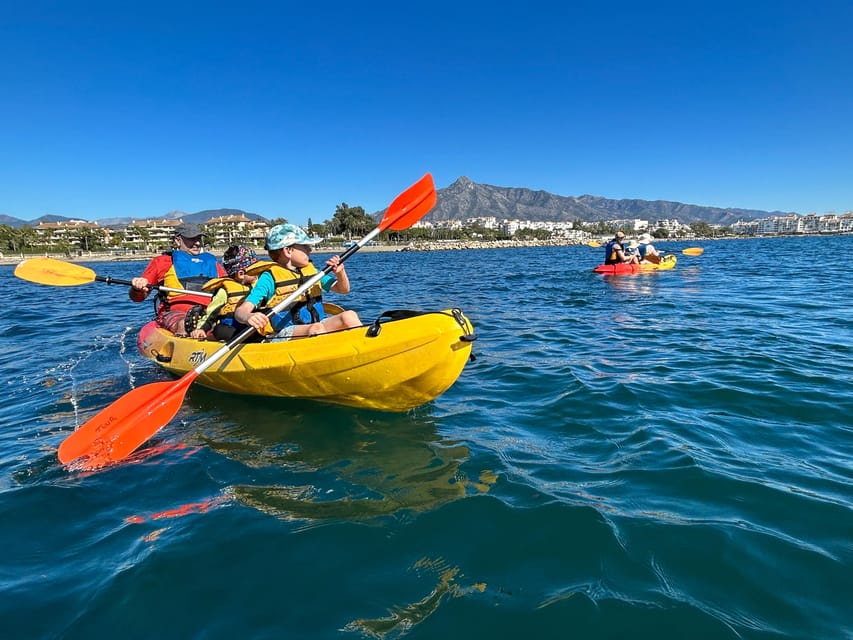 Marbella: Guided Kayak Tour in Puerto Banús - Key points before you book