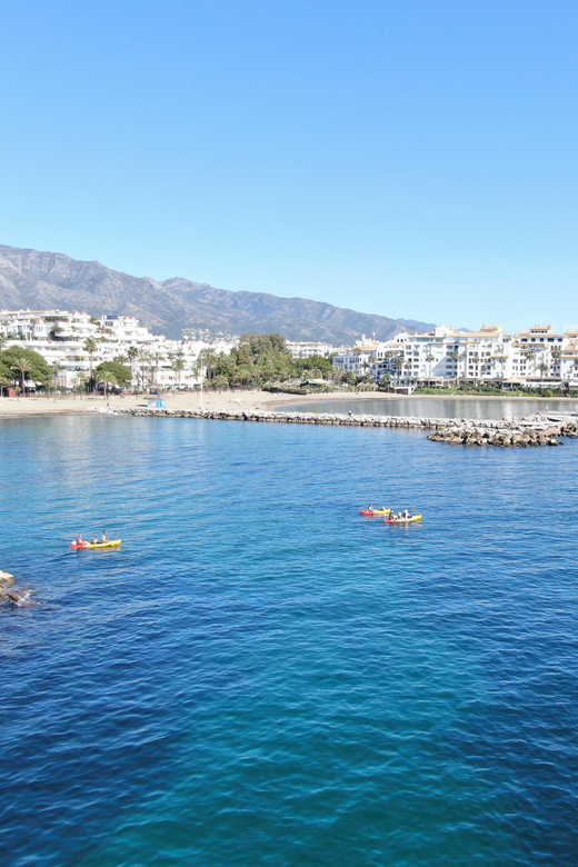 Marbella: Guided Kayak Tour in Puerto Banús - What the Puerto Banús route gives you