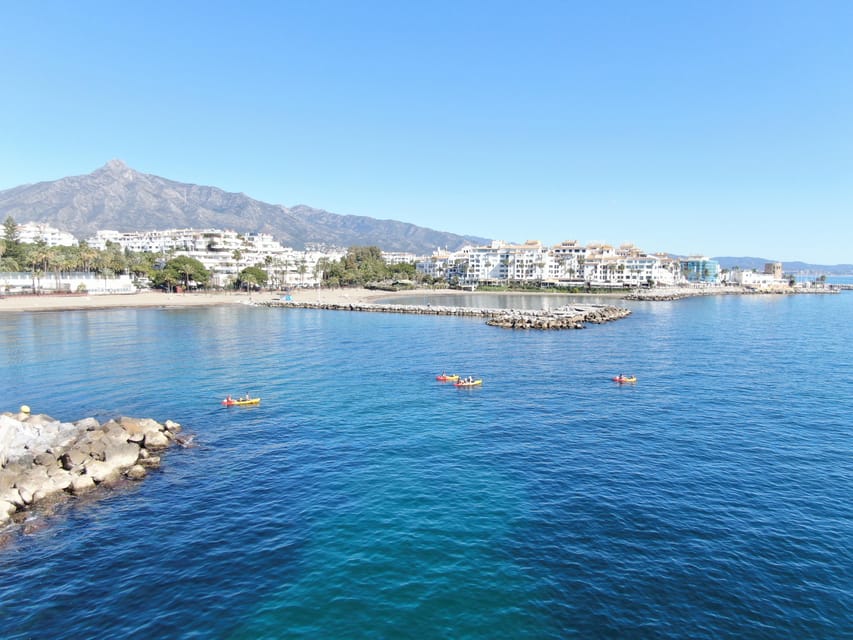 Marbella: Guided Kayak Tour in Puerto Banús - The sea conditions are the one real variable