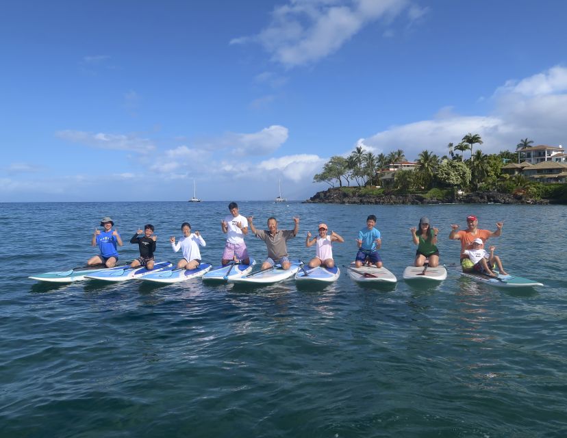 Maui: Beginner Level Private Stand-Up Paddleboard Lesson - Your first paddle strokes on the ocean