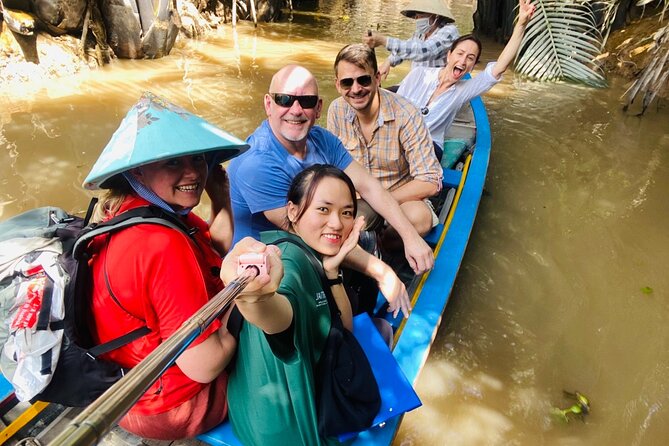 Mekong Delta Nature Cano-Kayak-Cycling & Fishing Private Day Trip - Rice planting and hand-catching fish