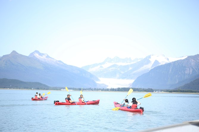 Mendenhall Glacier View Sea Kayaking - Gearing up for cold Alaska water