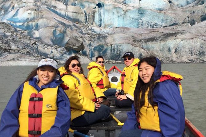 Mendenhall Lake Canoe Adventure - Mendenhall Glacier from the water