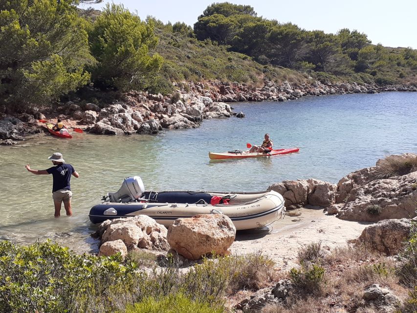 Menorca: Half-Day Kayak Excursion in Fornells - The Cave of the English Man and other grottos