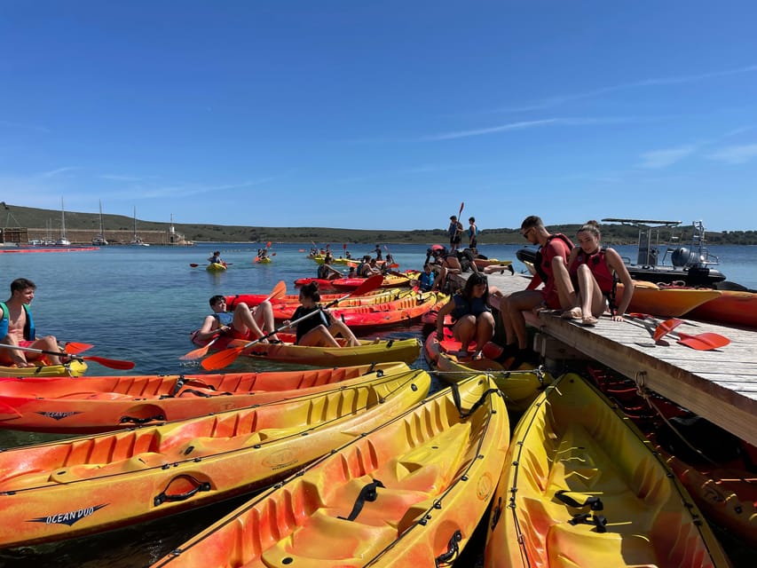 Menorca: Kayak and Marine Reserve Snorkeling Adventure - A quiet break at s’Arenelet beach
