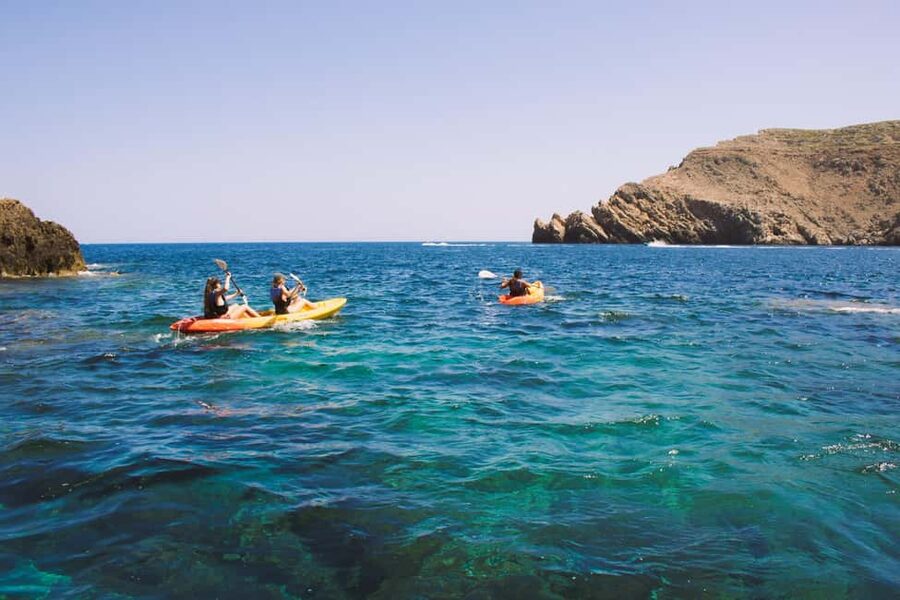 Menorca: Kayak rental in Fornells - Paddling Across Fornells Bay at Your Own Speed