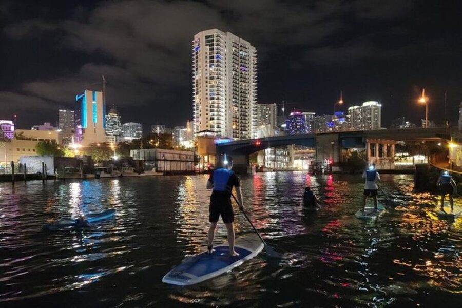 Miami: City Lights SUP or Kayak Night Tour - Key points to know
