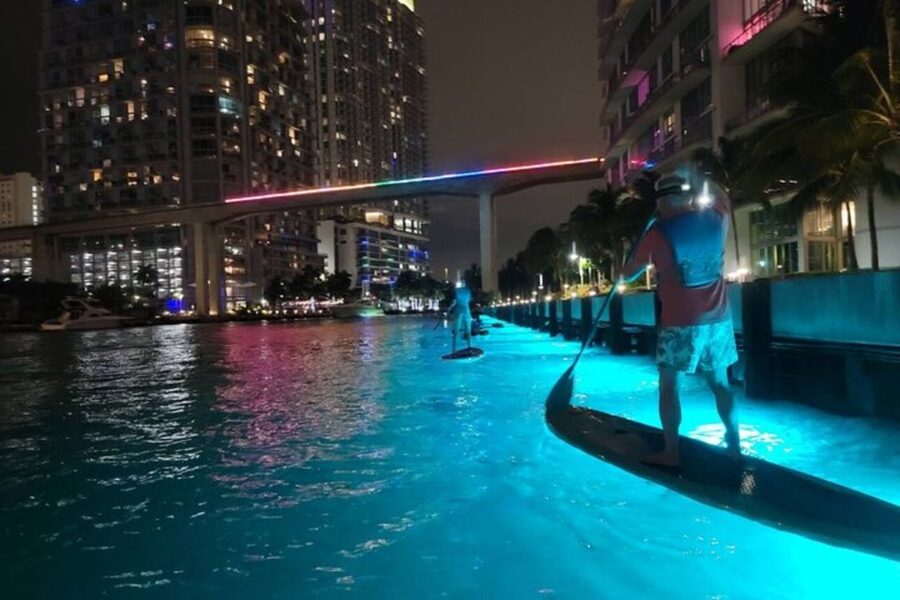 Miami: City Lights SUP or Kayak Night Tour - Paddling through Downtown after dark
