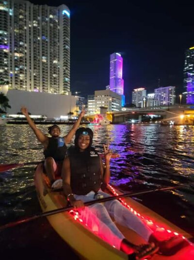 Guided LED-Lit Kayak Night Tour