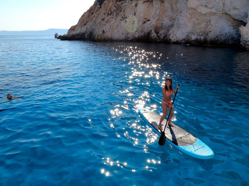 Milos: Full-Day Catamaran Cruise with Paddle Board - The return route and one final swim