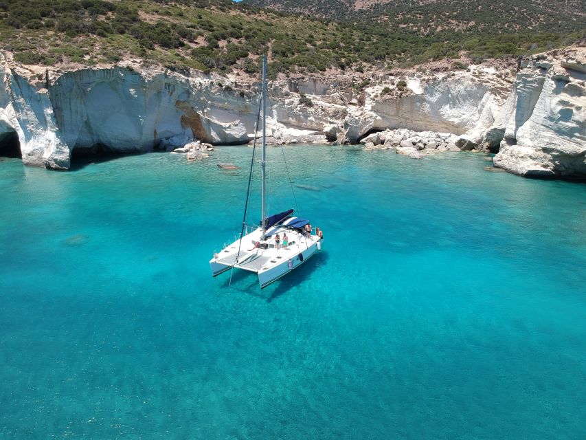 Milos: Full-Day Catamaran Cruise with Paddle Board - Food, drinks, and the real value of $235