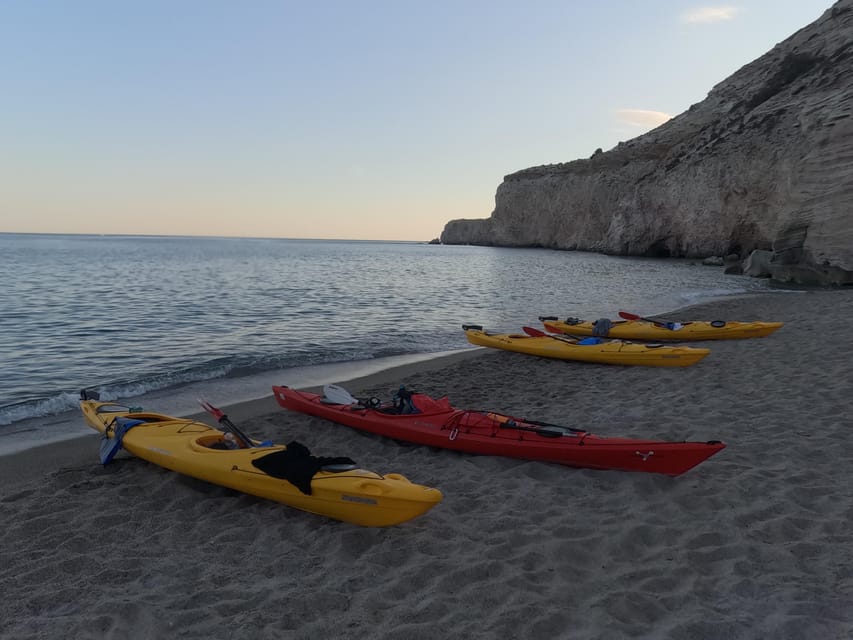 Milos: Romantic Semi Private Sunset Kayaking Tours - At a glance