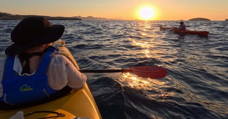 Milos: Romantic Semi Private Sunset Kayaking Tours - Safety, swimming, and physical demands