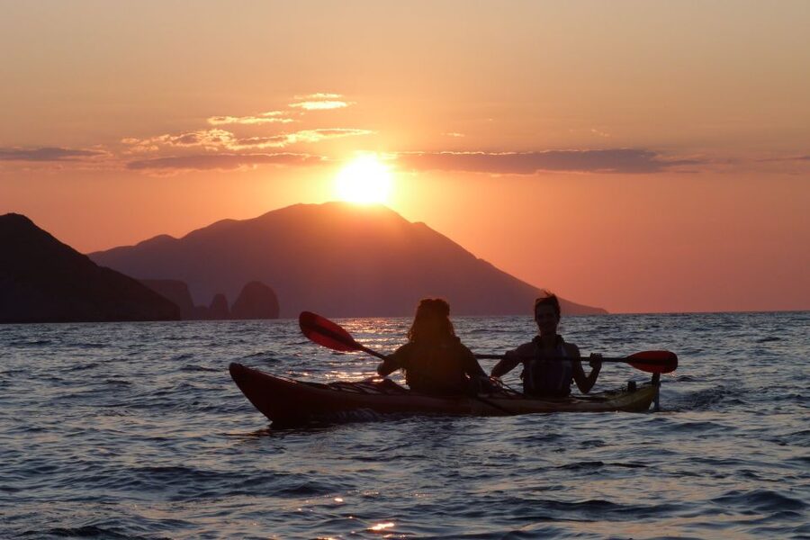 Milos: Sea Kayaking Trip at Sunset with Snack - Meeting at Lagada Beach in Adamas