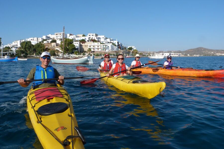 Milos: Sea Kayaking Trip at Sunset with Snack - Seeing Caves, Cliffs, and Klima from the Water