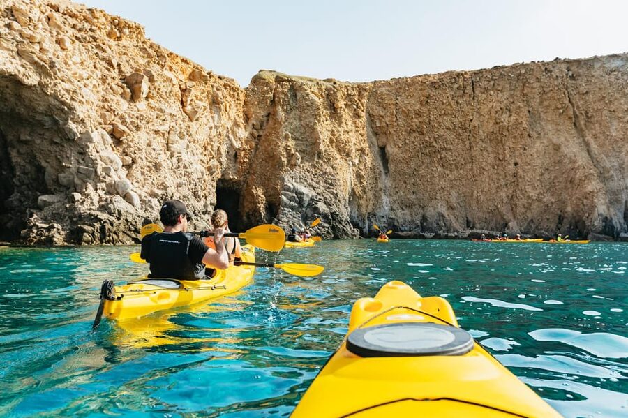 Milos: Tsigrado and Gerakas Beach Kayaking Tour - Why the south coast of Milos is best seen from a kayak