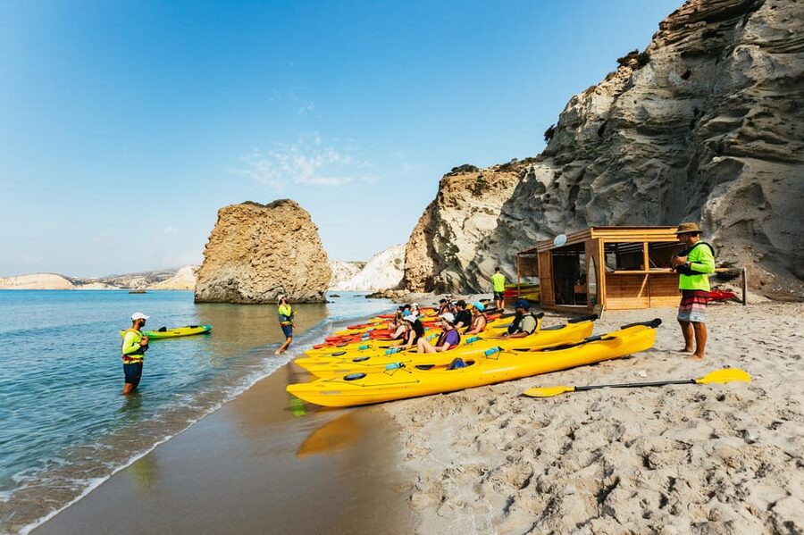 Milos: Tsigrado and Gerakas Beach Kayaking Tour - What the $70 price really includes