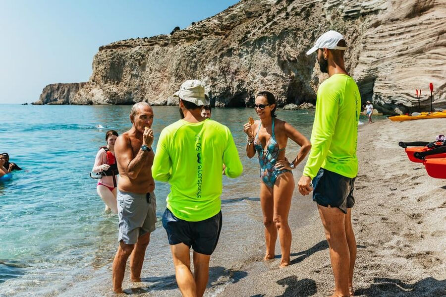 Milos: Tsigrado and Gerakas Beach Kayaking Tour - Starting at Fyriplaka Beach
