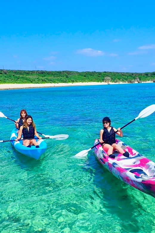 Miyako island: SUP or Canoe at Stunning Blue Beach - The guide support makes this easier for first-timers