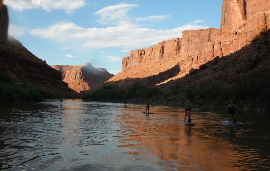 Moab: Stand-Up Paddleboard with small rapids on Colorado - Two and a half hours below Moab’s cliffs