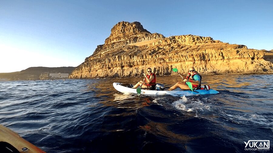 Mogán: Guided Kayak to Caves and Snorkeling Tour - A four-hour paddle from Taurito Beach