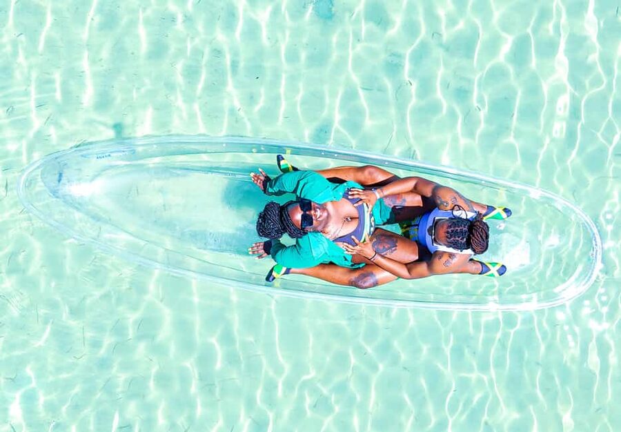 Montego Bay: Crystal Clear Kayak Drone singles Photo Shoot - What the Montego Bay photo shoot really is