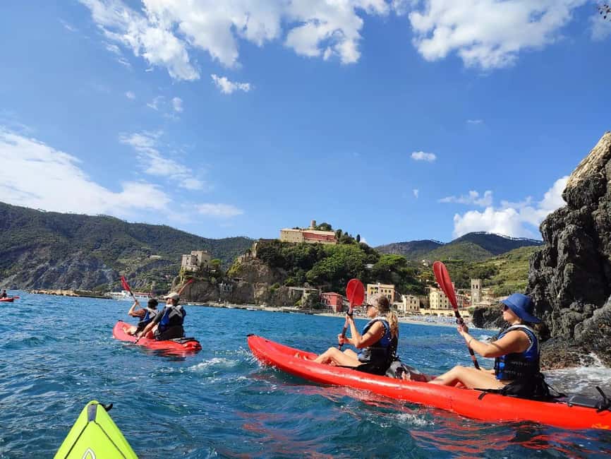 Monterosso al Mare: Monterosso Kayak and Snorkeling Tour - The 20-minute swim and snorkeling stop