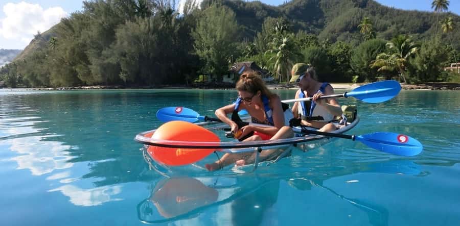 Moorea: Hauru Lagoon 3-hour Guided Kayak Tour with Snack - Meeting at Tiahura Public Beach