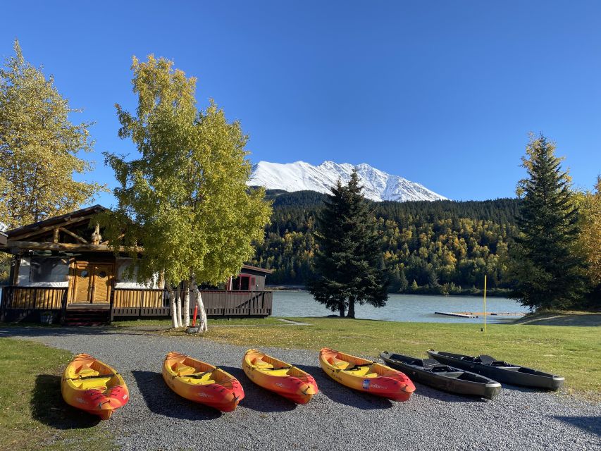 Moose Pass: Kayak Rental on Glacial Trail Lake - Arriving at Trail Lake Lodge in Moose Pass