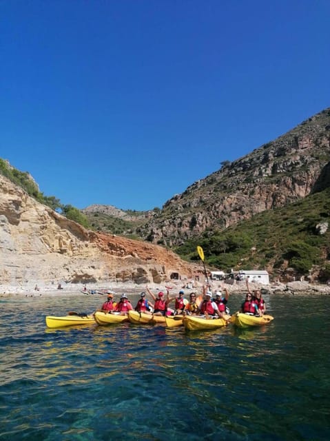 Moraira: Kayak trip from Moraira - Key points at a glance