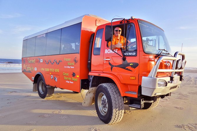 Moreton Island Day Trip (Kayak, Snorkel & Sandboard) frm Brisbane or Gold Coast - Sandboarding on the island dunes
