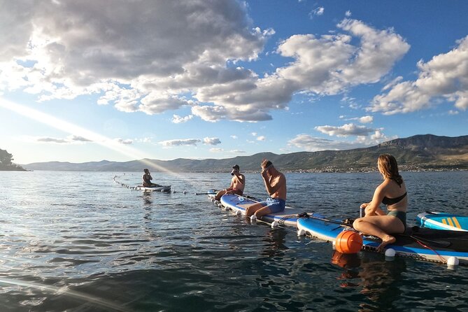 Morning Stand Up Paddle Tour in Split - Learning the board before reaching the Marjan coast
