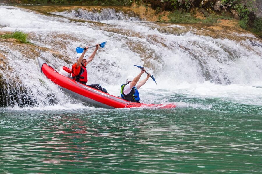 Mrežnica Waterfalls Kayaking | Slunj - Rastoke - Plitvice - Returning by van to the riverside base