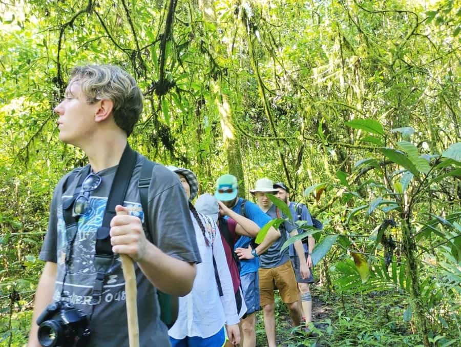 Munduk : Jungle Trekking,Canoeing,waterfall &authentic lunch - Walking the jungle paths with Dedy
