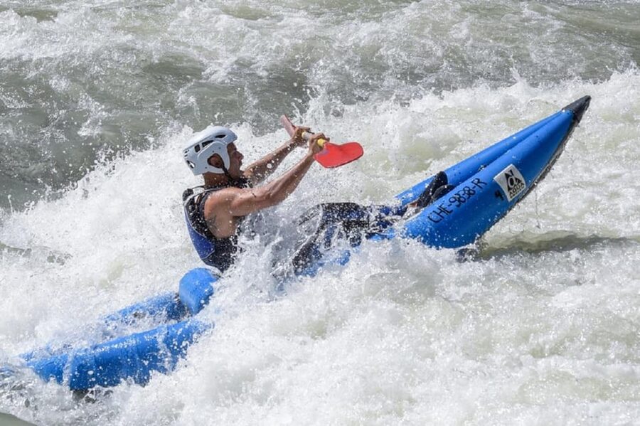 Murillo de Gállego Huesca: Open kayak single or double - The 10-minute transfer to the Gállego