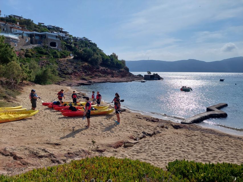 Mykonos: Secluded Bays Sea Kayaking Tour with GoPro Photos - Paddling the 5-kilometer coastal route