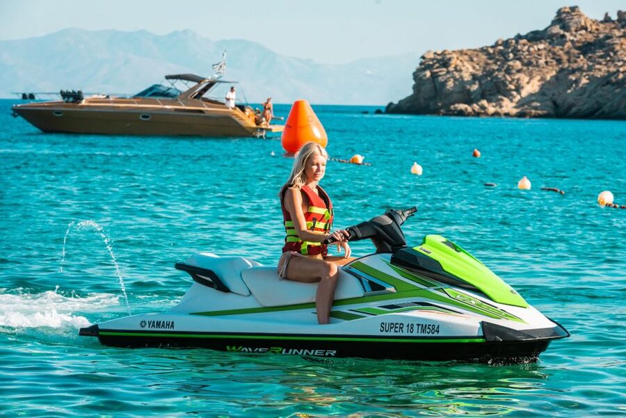 Mykonos: Super Paradise Beach Jet Ski, Canoe, & SUP Rental - Is $22.58 good value?